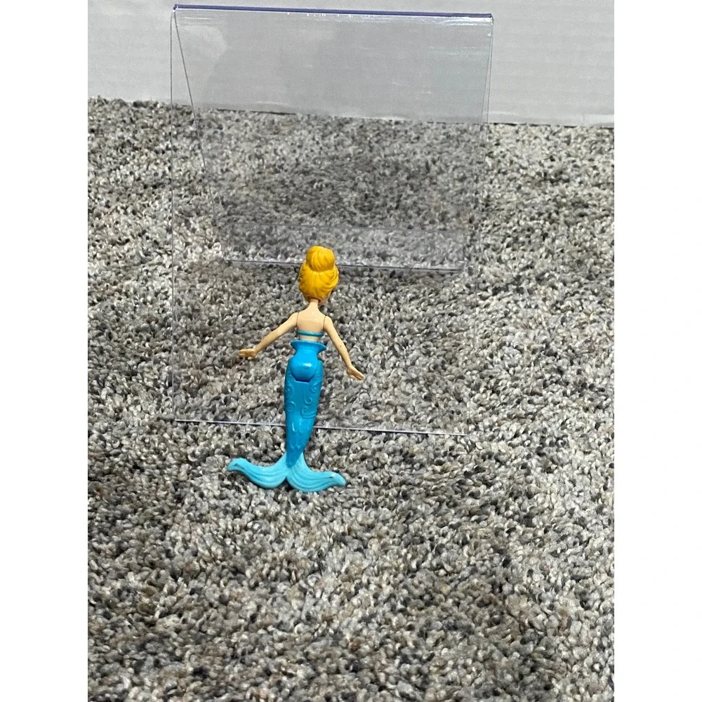 Mermaid Figure Disney Princess Cinderella Blue Excellent Shimmer Mini Doll
